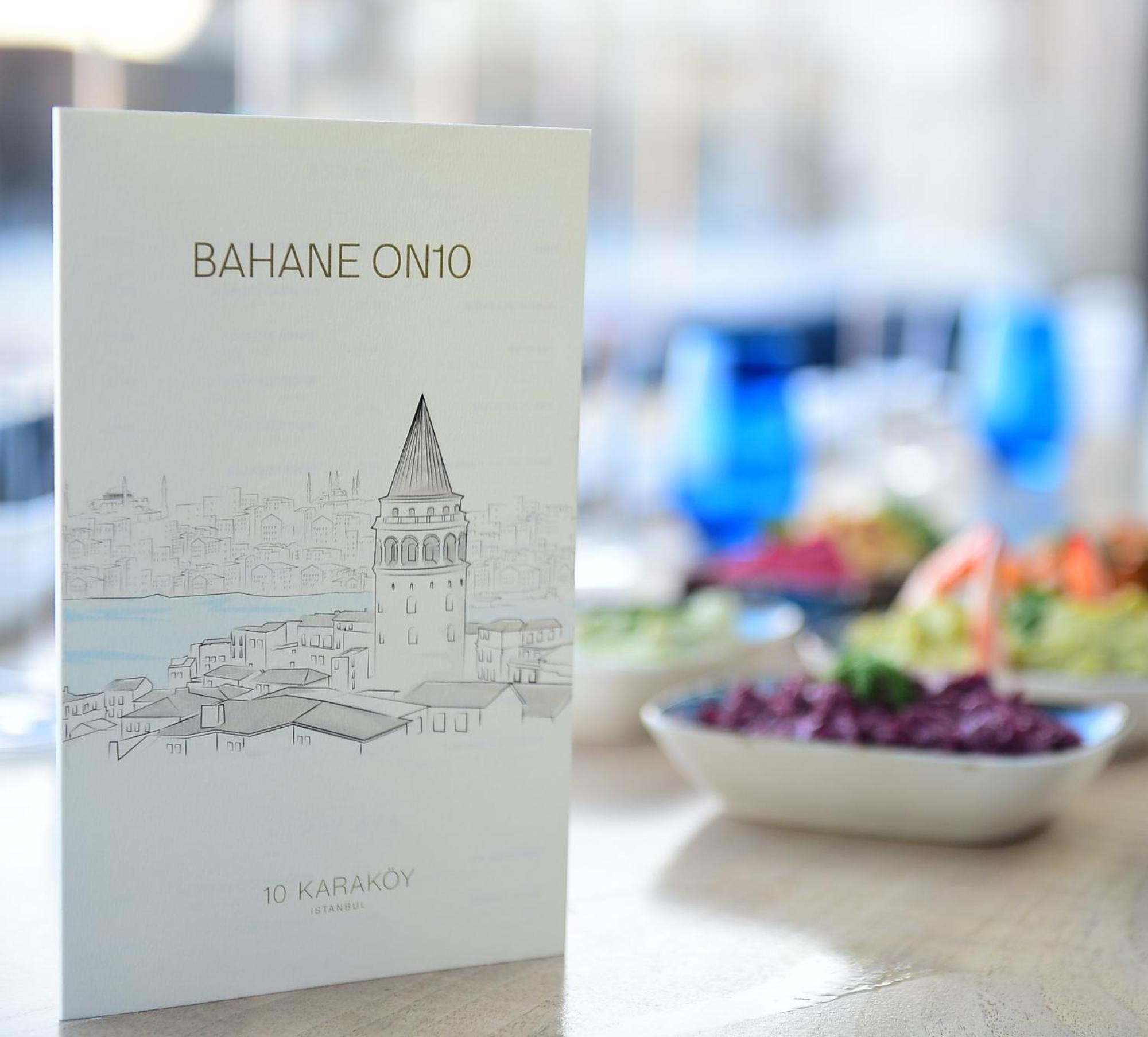 Отель 10 Karakoy Стамбул Экстерьер фото Menu of Bahane on 10