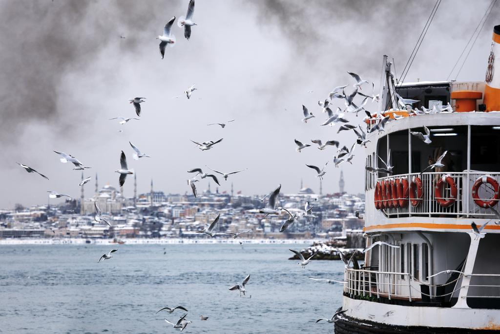 Отель 10 Karakoy Стамбул Экстерьер фото The Bosphorus in winter